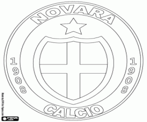 Colorear Emblema de Novara Calcio