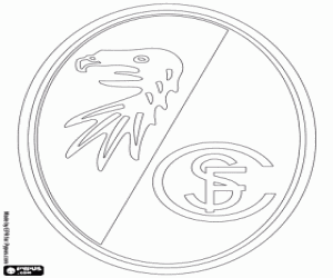 Colorear  Emblema de SC Freiburg