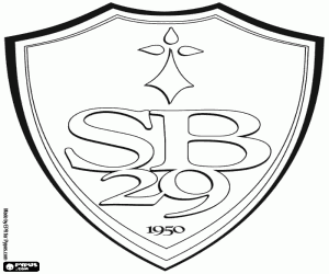 Colorear Emblema de Stade brestois 29