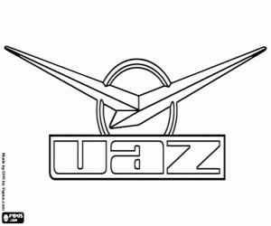 Colorear Emblema de UAZ