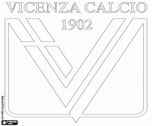 Colorear Emblema de Vicenza Calcio