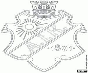 Colorear Emblema del AIK Solna