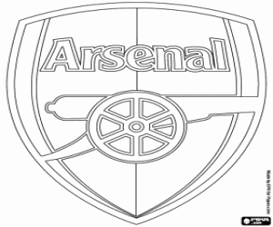 Colorear Emblema del Arsenal FC