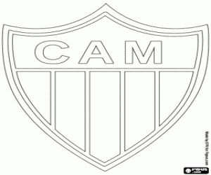 Colorear Emblema del Atlético Mineiro