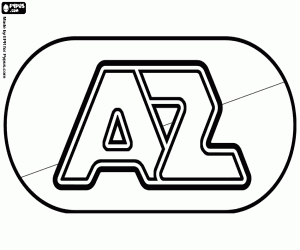 Colorear Emblema del AZ Alkmaar