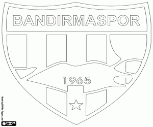 Colorear Emblema del Bandırmaspor