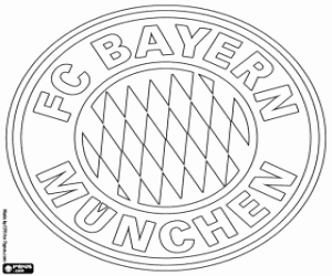 Colorear Emblema del Bayern de Múnich