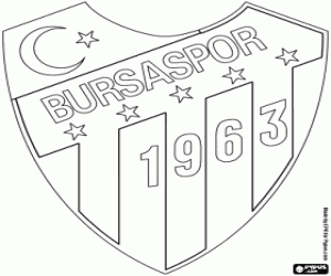 Colorear Emblema del Bursaspor