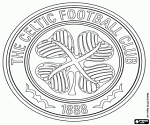 Colorear Emblema del Celtic Glasgow
