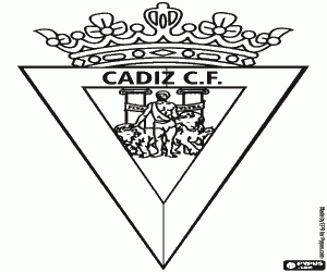 Colorear Emblema del Cádiz CF