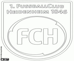 Colorear Emblema del FC Heidenheim