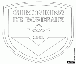 Colorear Emblema del Girondins