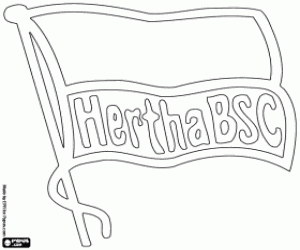 Colorear Emblema del Hertha de Berlín