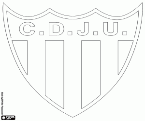Colorear Emblema del Juventud Unida
