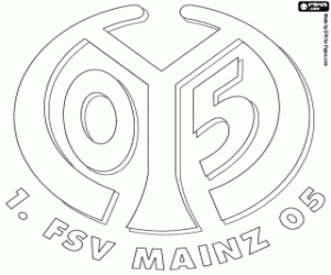 Colorear Emblema del Mainz 05
