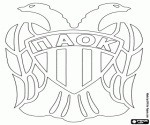 Colorear Emblema del PAOK