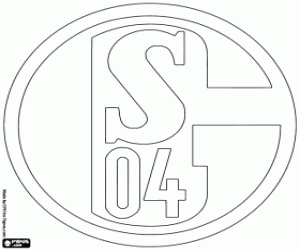 Colorear Emblema del Shalke 04