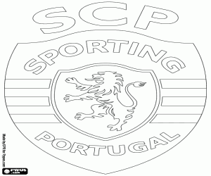 Colorear Emblema del Sporting de Portugal