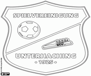 Colorear Emblema del SpVgg Unterhaching