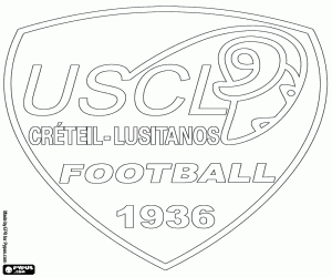 Colorear Emblema del US Créteil-Lusitanos