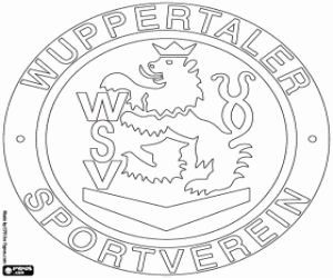 Colorear Emblema del Wuppertaler SV
