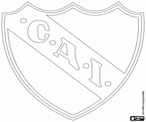 Colorear Emblema Independiente Avellaneda