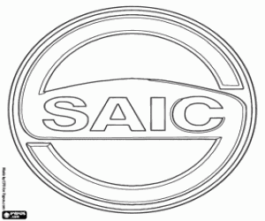 Colorear Emblema SAIC Motor