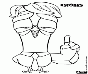 Colorear El entrometido Pichón