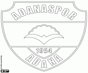 Colorear Escudo de Adanaspor