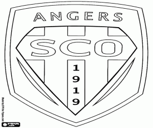 Colorear Escudo de Angers SCO