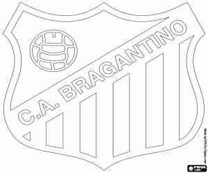 Colorear Escudo de CA Bragantino