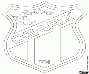 Colorear Escudo de Ceará SC