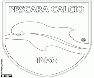 Colorear Escudo de Delfino Pescara 1936