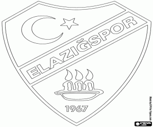 Colorear Escudo de Elazığspor