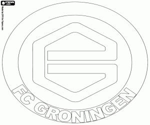 Colorear Escudo de FC Groningen