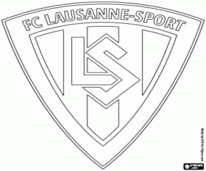 Colorear Escudo de FC Lausanne-Sport