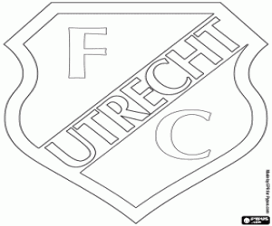 Colorear Escudo de FC Utrecht