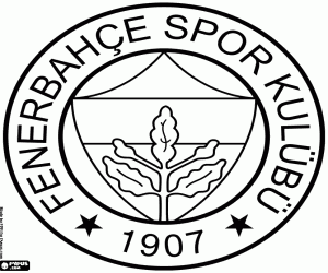 Colorear Escudo de Fenerbahçe S.K.