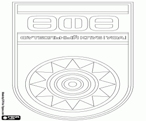 Colorear Escudo de FK Ufa