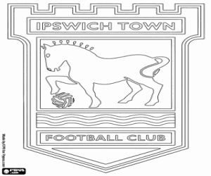 Colorear Escudo de Ipswich Town