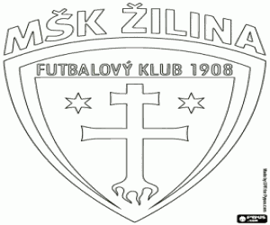 Colorear Escudo de MSK Zilina