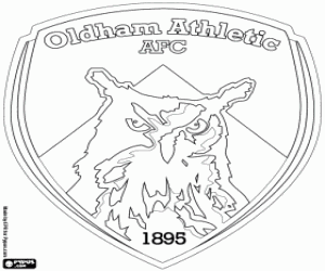 Colorear Escudo de Oldham Athletic