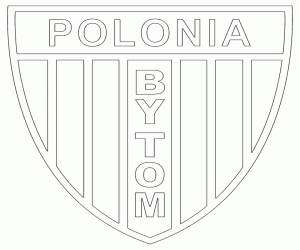 Colorear Escudo de Polonia Bytom 