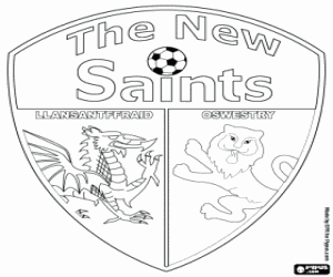 Colorear Escudo de The New Saints FC