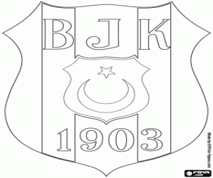 Colorear Escudo del Besiktas