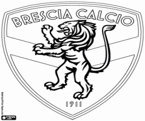 Colorear Escudo del Brescia Calcio
