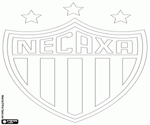 Colorear Escudo del Club Necaxa