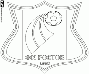 Colorear Escudo del FC Rostov