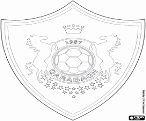 Colorear Escudo del FK Qarabag