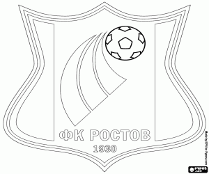 Colorear Escudo del FK Rostov